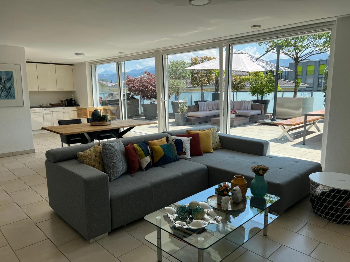 Apartamento Atikka, Atico, Penthouse Lucerna Exterior foto